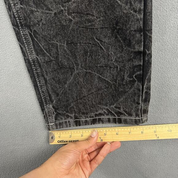 Ninth Hall Ambush Jeans Mens 32 Black Eagle Snake Baggy Wide Leg Hip Hop Y2K - Picture 12 of 14